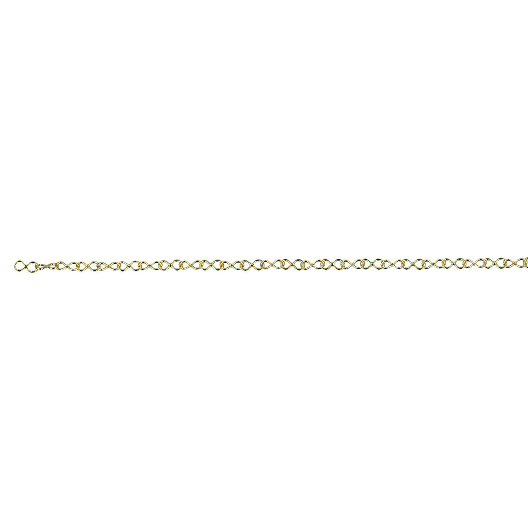 Goodman Bros. 21cm Infinity Chain, Hallmark Certified, Weldable Jewellery Component