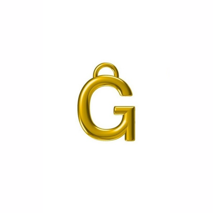 Mococo Personalised Gold Initials