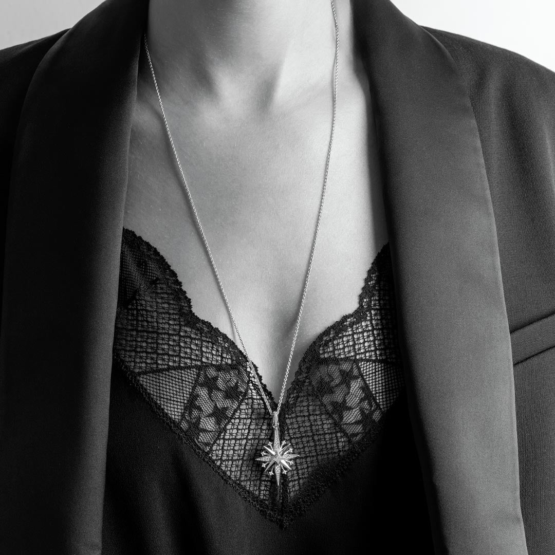 Kit Heath Celeste North Starburst Grande Slider Necklace