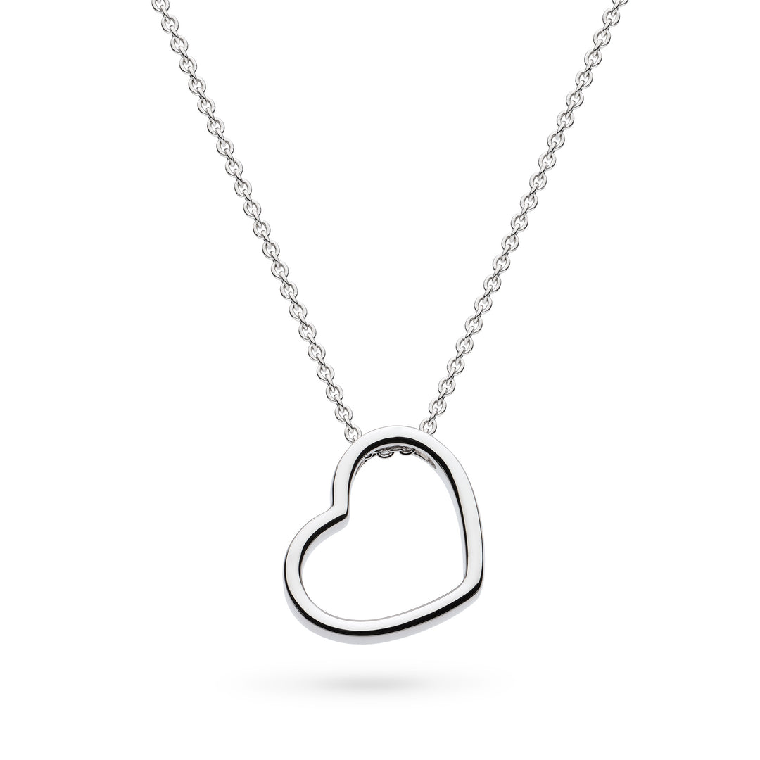 Kit Heath Silver Love Heart Necklace