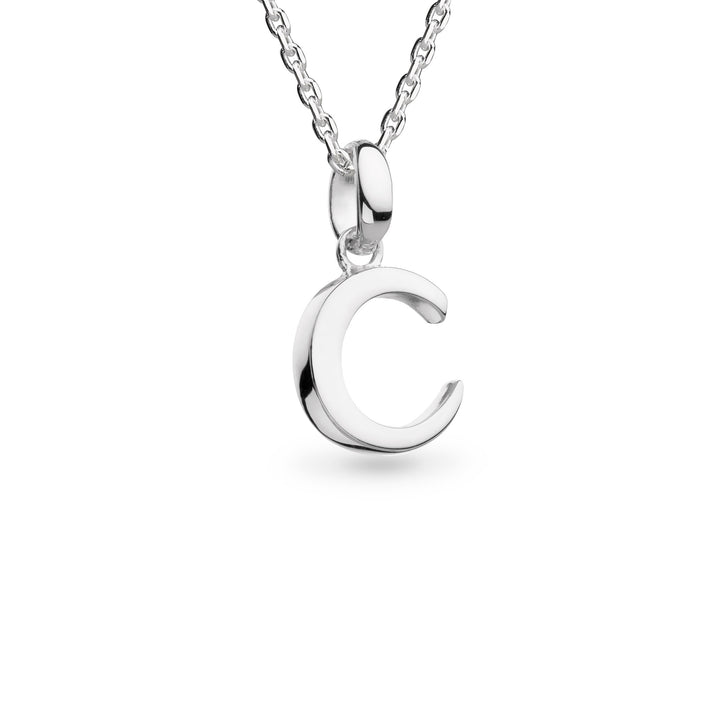Kit Heath Silver Signature Skript Capital Necklace