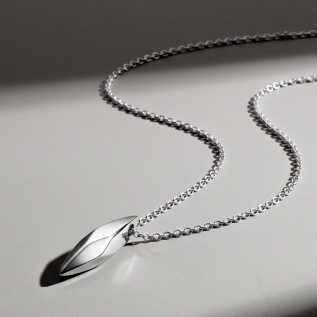 Kit Heath Glint Mini Silver Pendant Necklace 45.7 cm