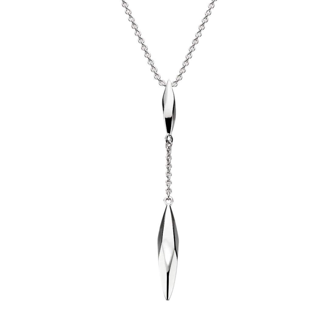 Kit Heath Glint Lariat Necklace Sterling Silver 45.7 cm