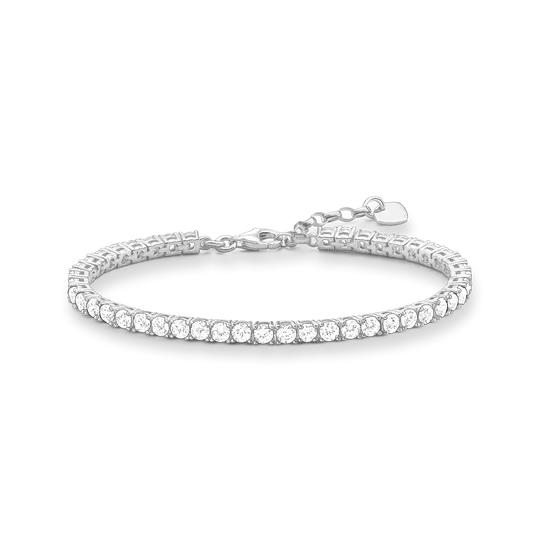 Thomas Sabo Silver Tennis Bracelet with White Stones Silver - MococoThomas SaboA1484-051-14-L19,5VBracelets