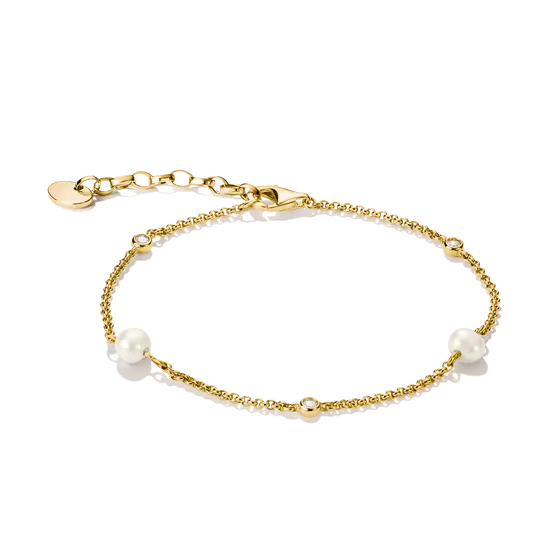 Thomas Sabo Gold Dainty Pearl Bracelet - MococoThomas SaboA1989-M01-14-L19VBracelets