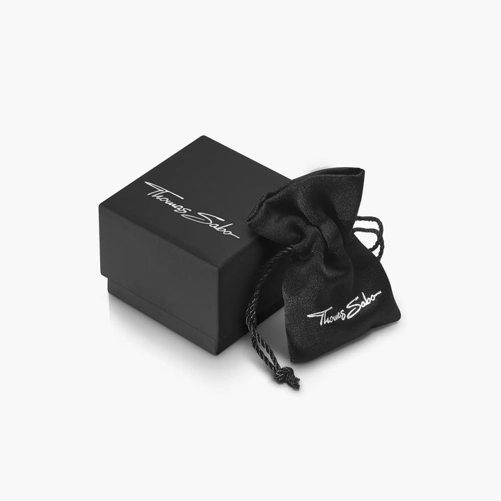 Thomas Sabo Silver Tennis Bracelet with Black Zirconia