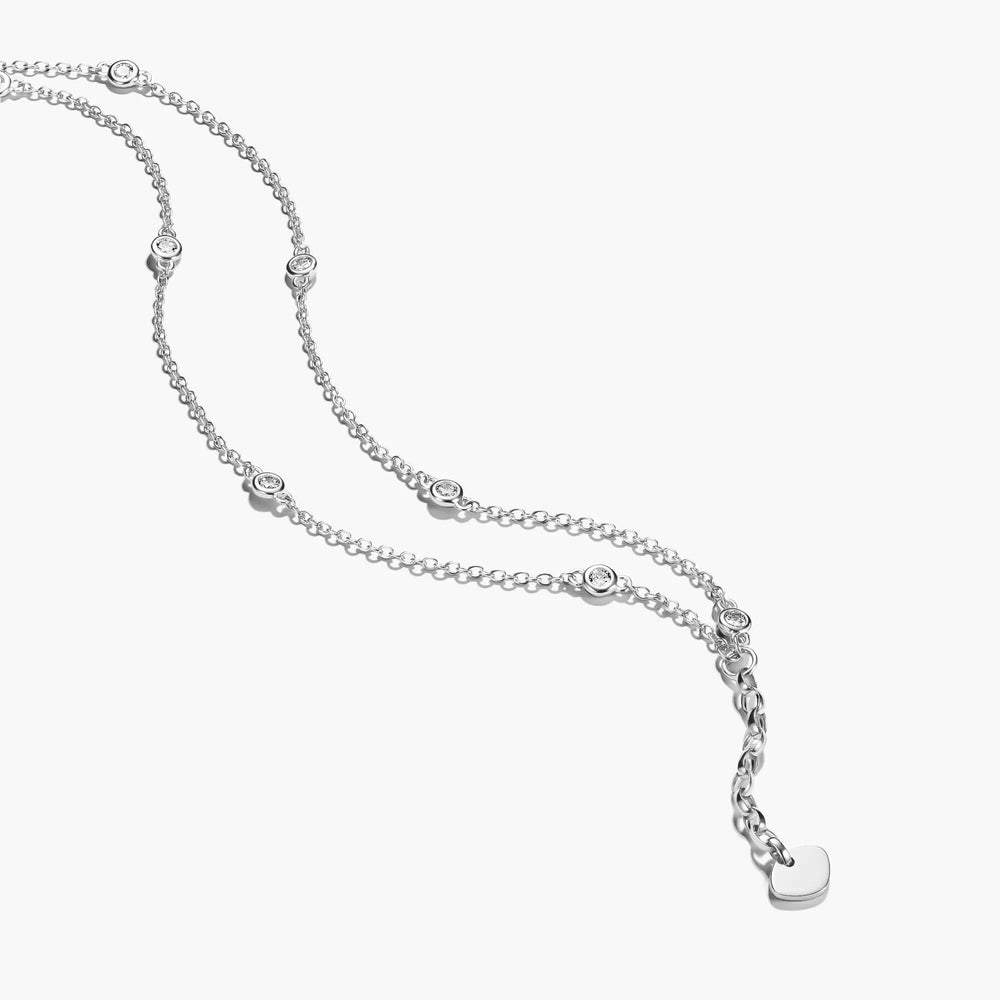 Thomas Sabo Silver Bracelet with Zirconia Double-Row Recycled Sterling
