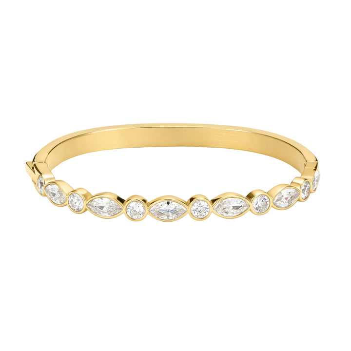 D.Louise Marquise Bangle Gold