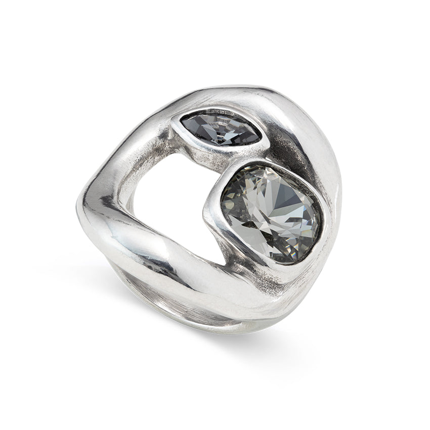 UNOde50 Silver Together Grateful Ring