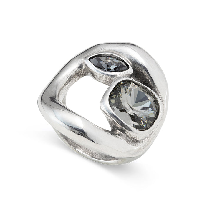 UNOde50 Silver Together Grateful Ring