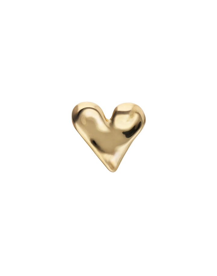 UNOde50 Maxi Heart Shape Ring Gold Plated