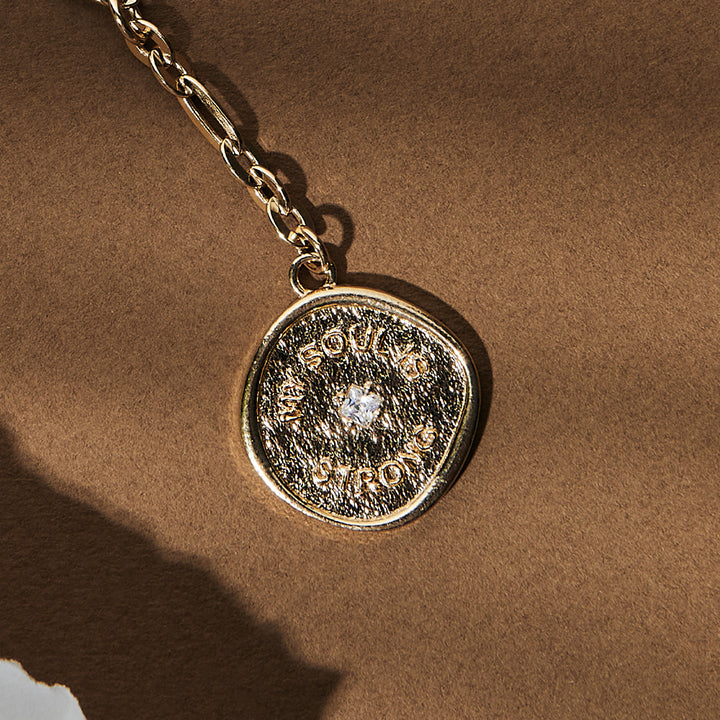 ChloBo Gold My Soul Is Strong Necklace