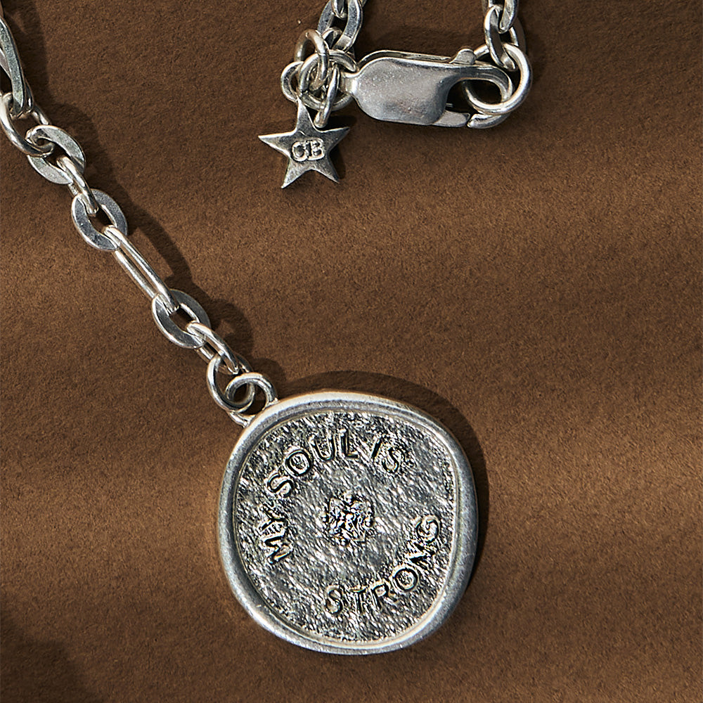 ChloBo Silver My Soul Is Strong Necklace