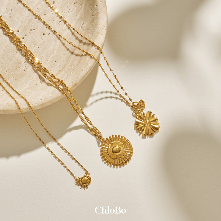 Chlobo Gold Guiding Energy Necklace