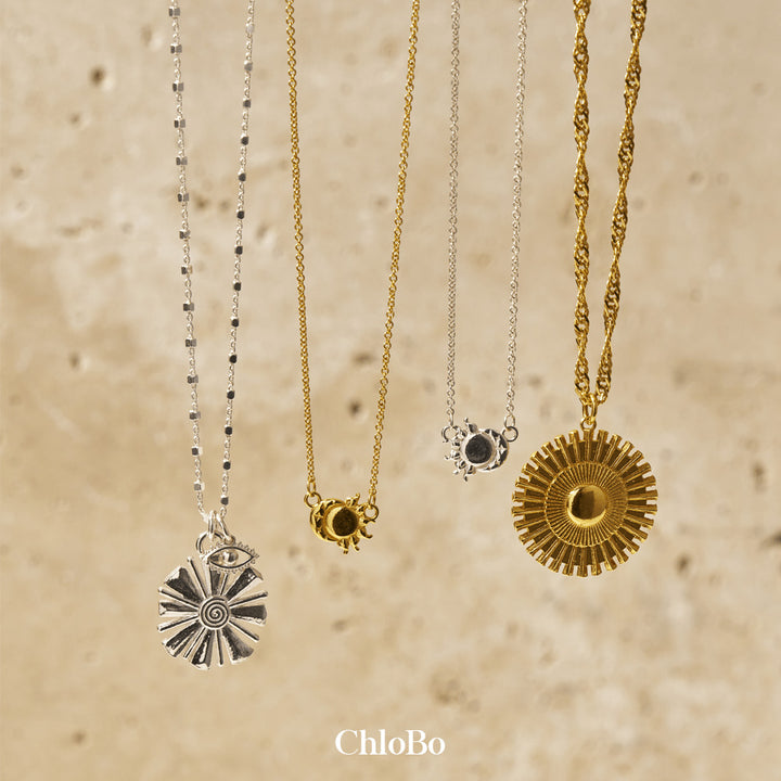 Chlobo Silver Guiding Energy Necklace