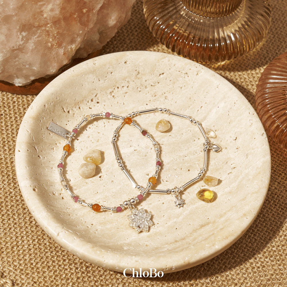 Chlobo Silver Sunkeeper Set Of 2 Bracelets