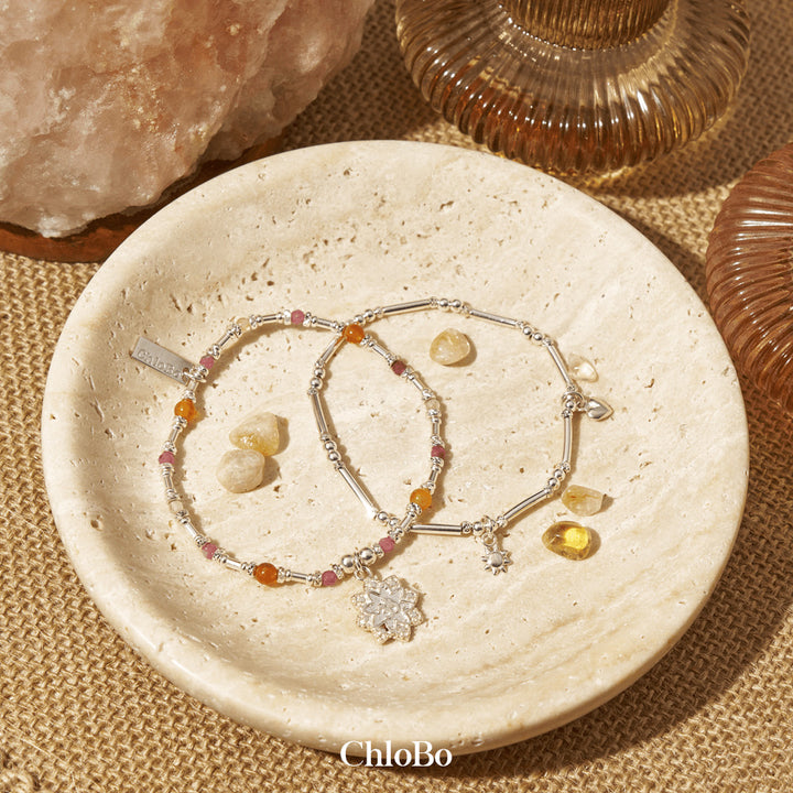 Chlobo Silver Sunkeeper Set Of 2 Bracelets