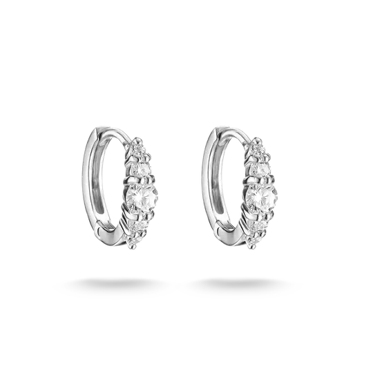 Thomas Sabo Silver Graduated Hoop Earrings - MococoThomas SaboCR778-051-14Earrings