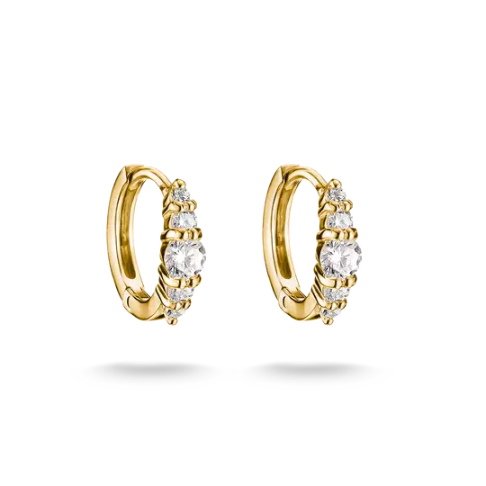 Thomas Sabo Gold Graduated Hoop Earrings - MococoThomas SaboCR778-M01-14Earrings
