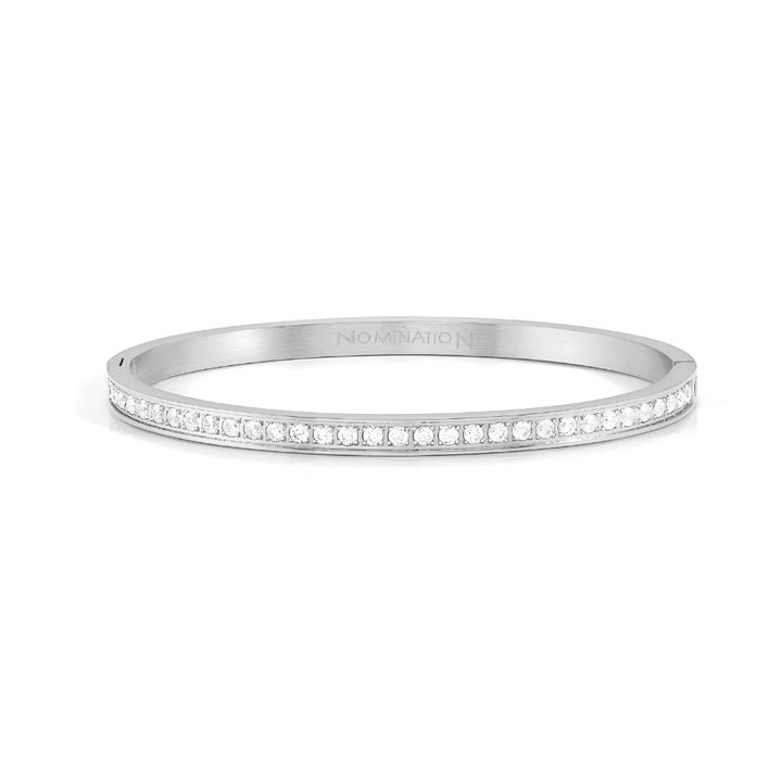 Nomination Silver Pretty White CZ Bangle