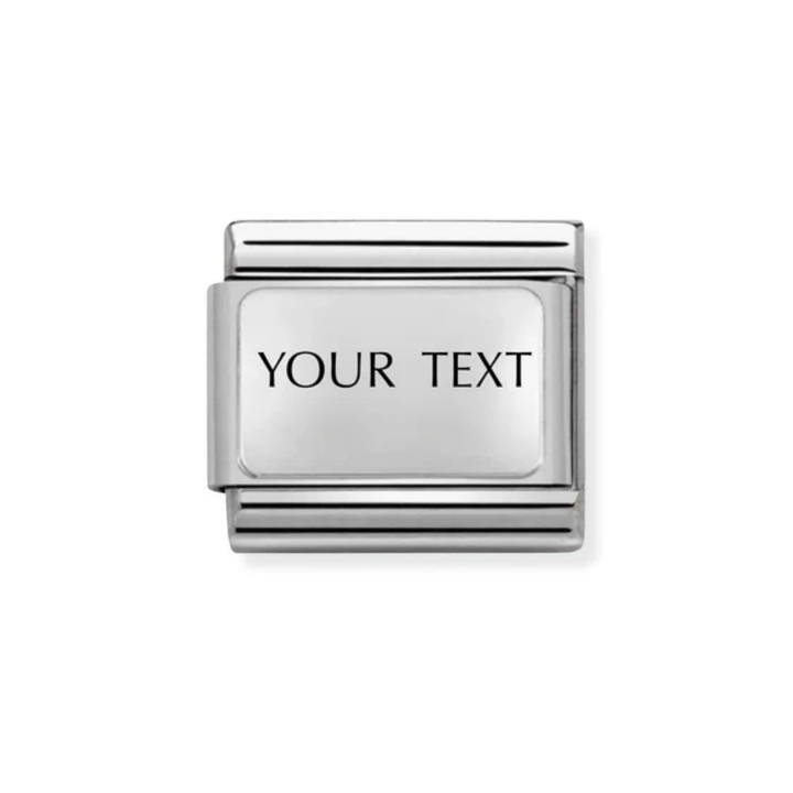 Nomination Classic Silver Engravable Charm