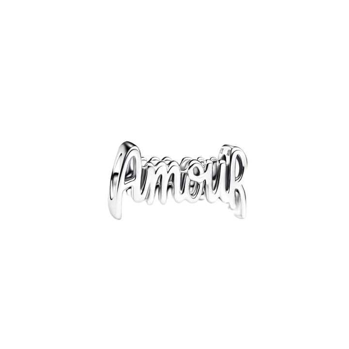 Pandora Amour Script Charm