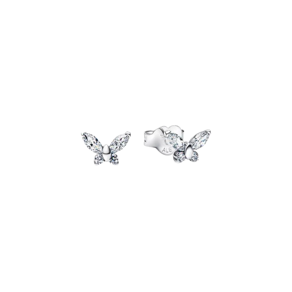 Pandora Silver Butterfly Stud Earrings
