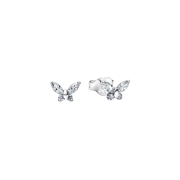 Pandora Silver Butterfly Stud Earrings