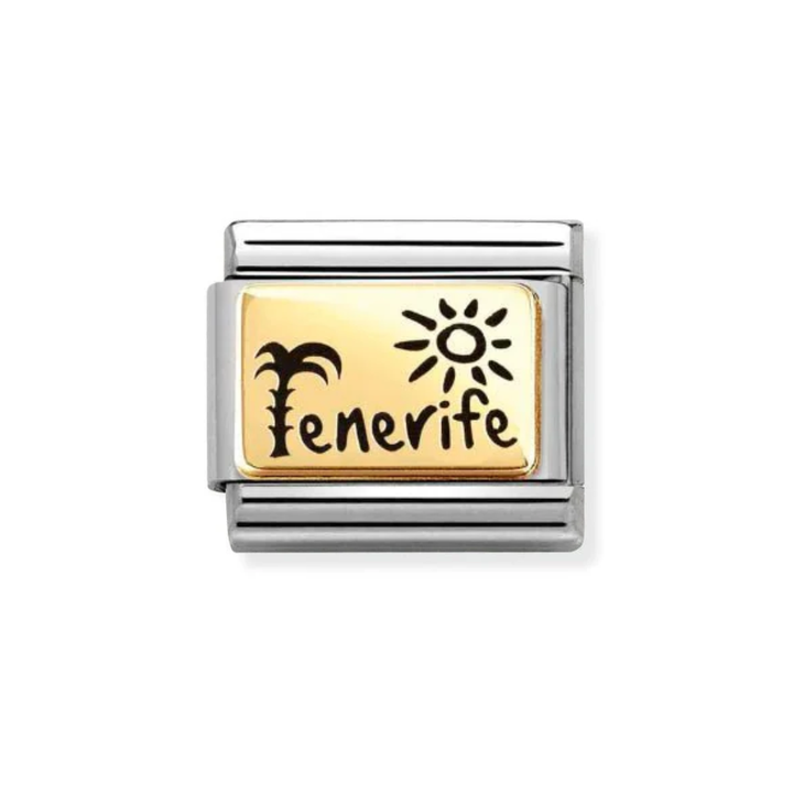 Nomination Gold  Classic Plates  Charm