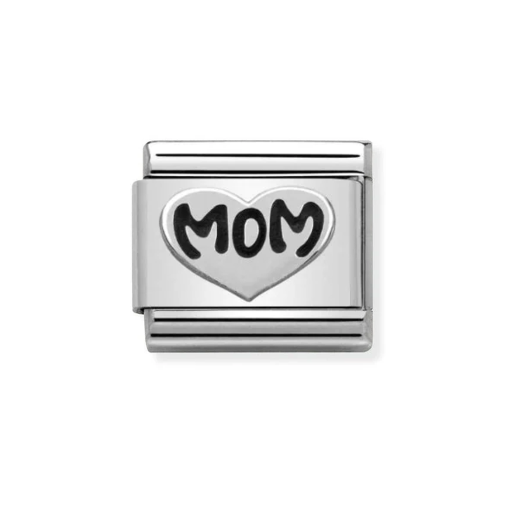 Nomination Classic Silver Mom Heart Charm