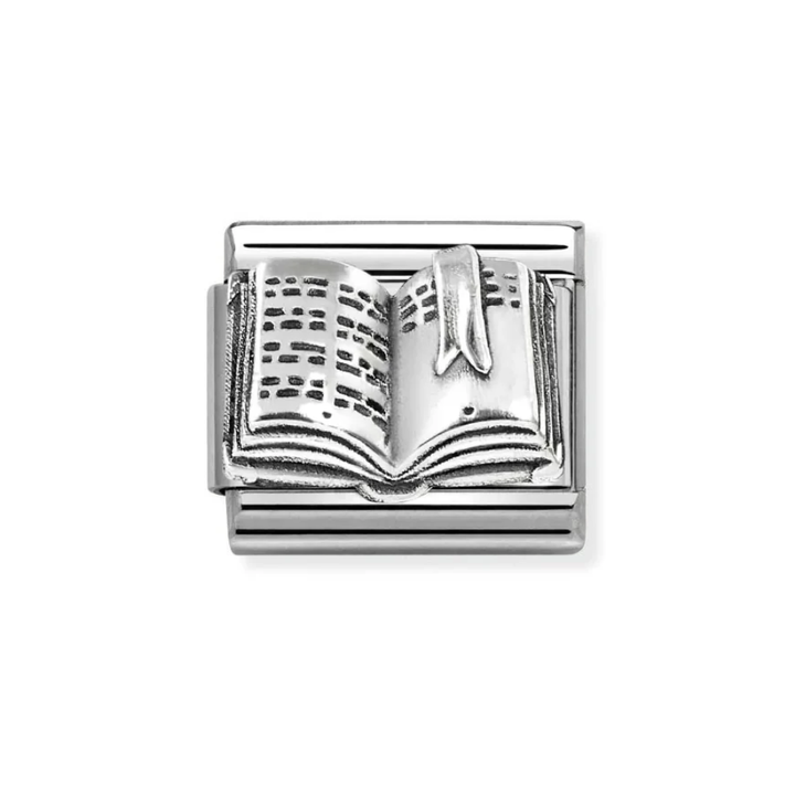 Nomination Classic Silver Book Charm