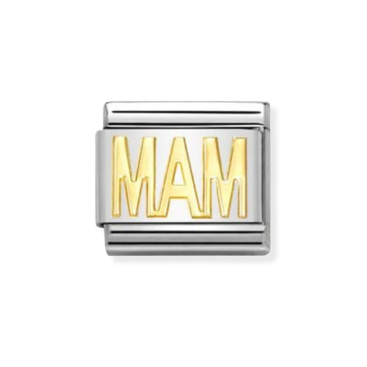 Nomination 
Classic Yellow Gold MAM Charm