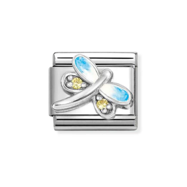 Nomination  Classics Blue Dragonfly with CZ
