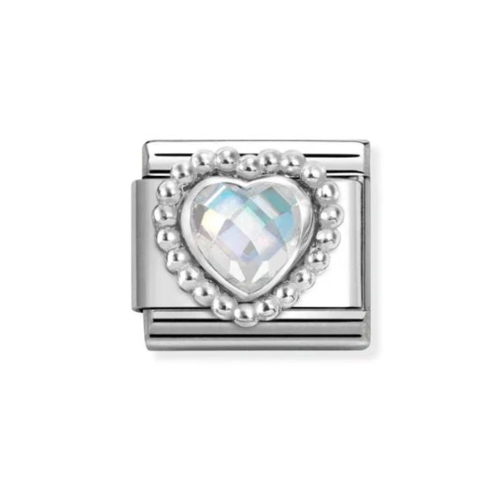 Nomination  Classic White CZ Heart