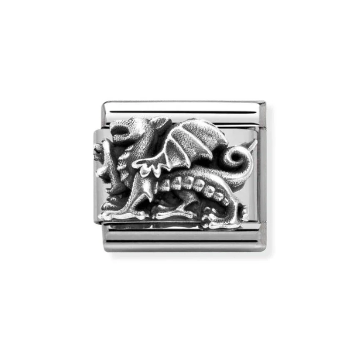 Nomination Classic Silver Dragon Charm