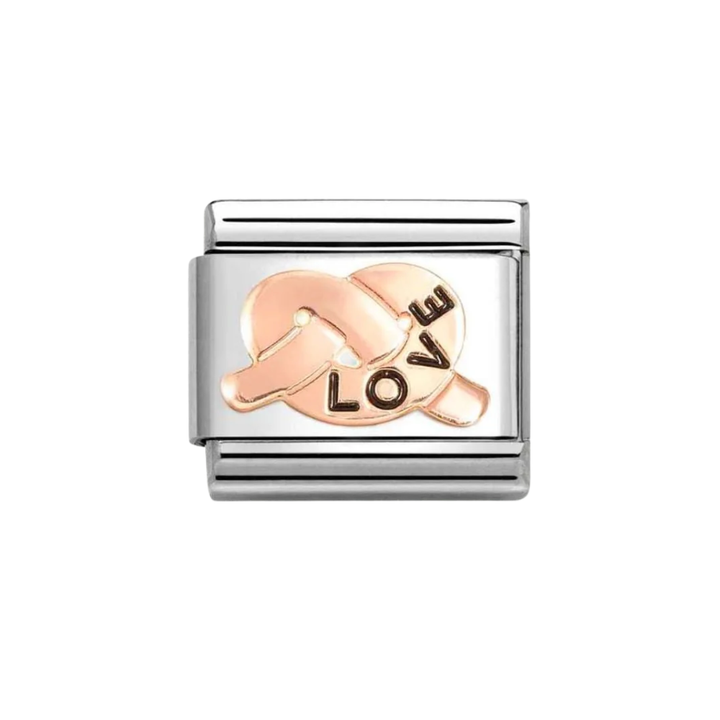 Nomination Love Knot Rose Gold Charm