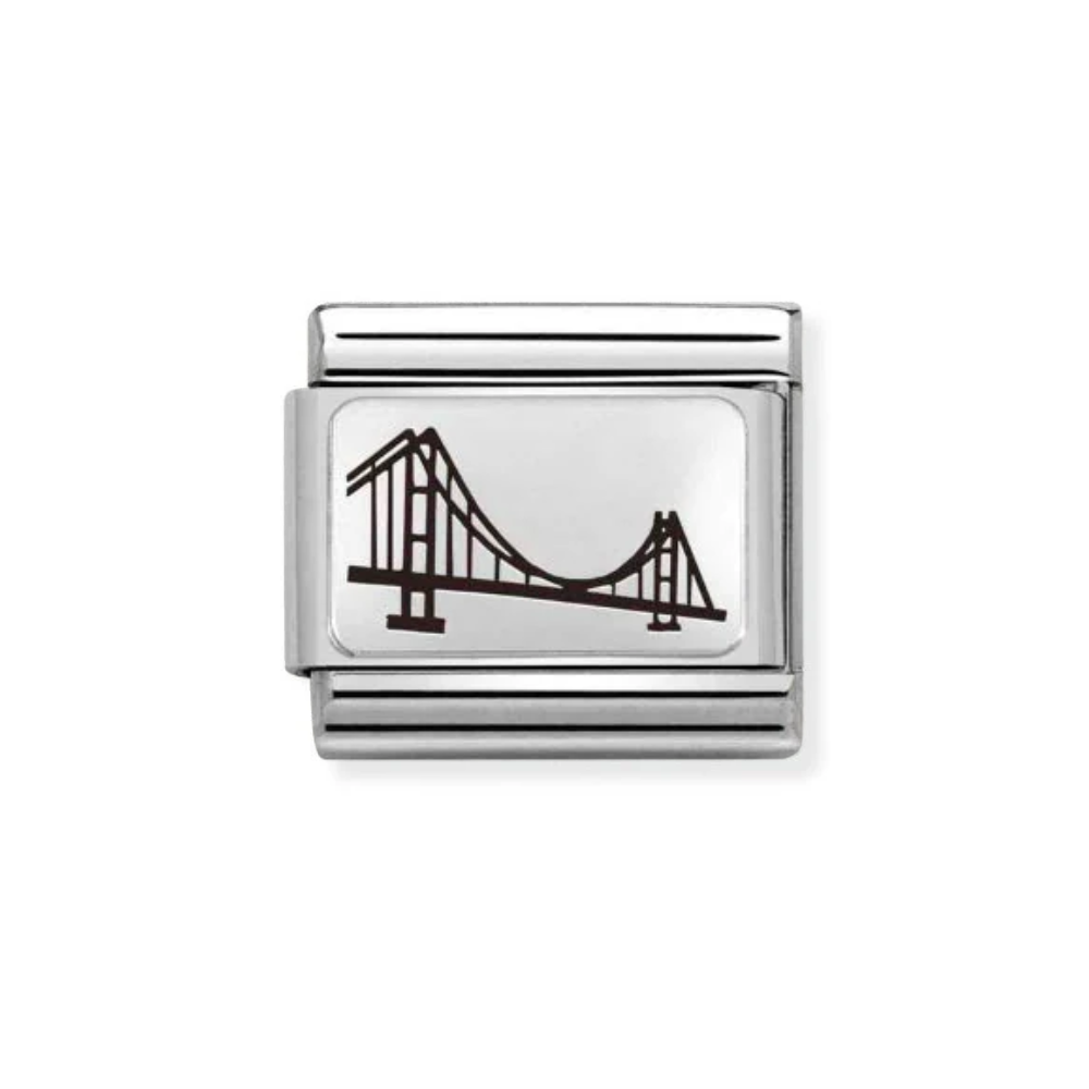 Nomination Silver  Classic Plates   and Humber Bridge Charm