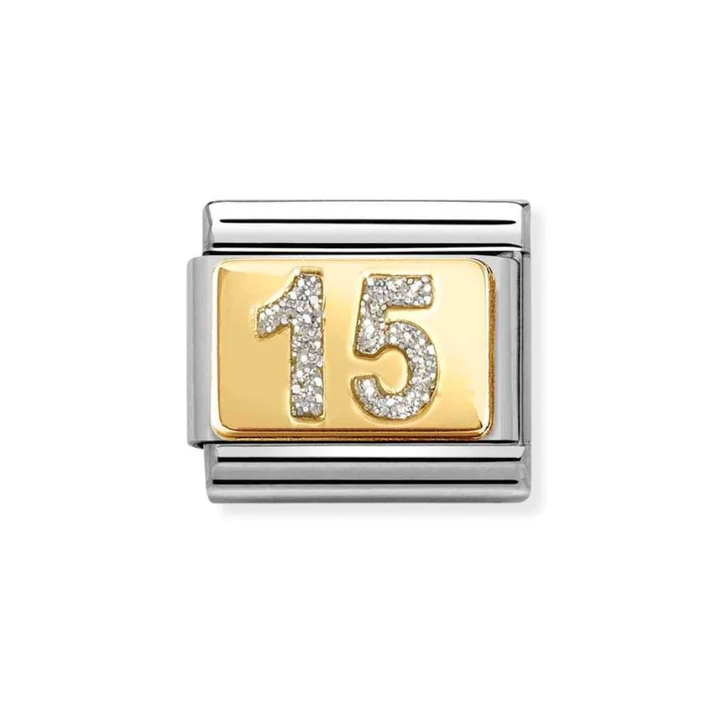 Nomination Classic Gold Glitter 15 Charm