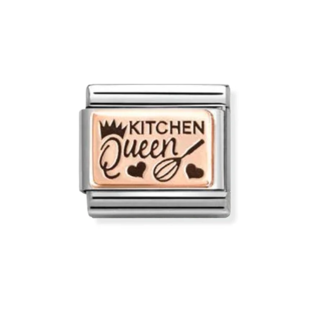 Nomination Rose Gold Kitchen Queen Charm