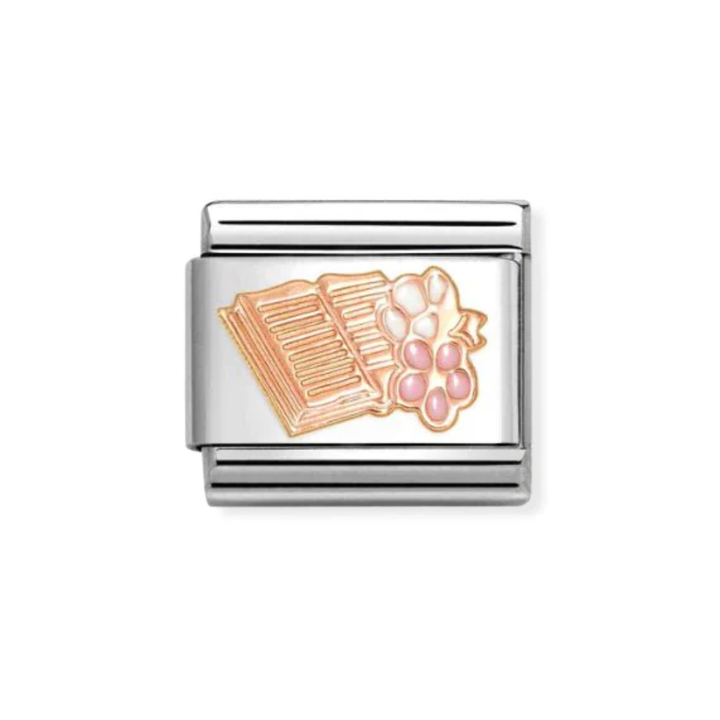 Nomination Rose Gold Book Charm