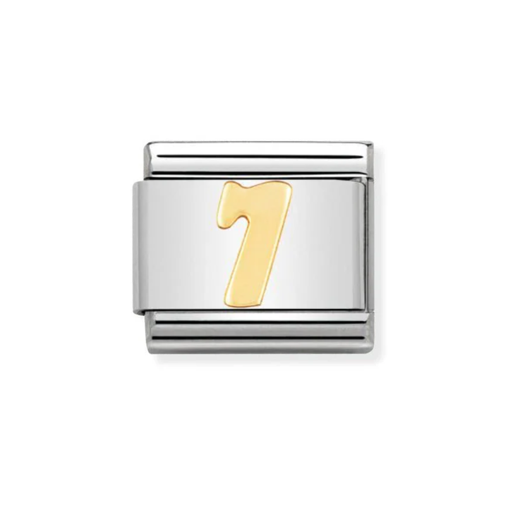 Nomination Gold Classic Number 7 Charm