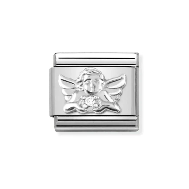 Nomination Classic Silver Angel Charm