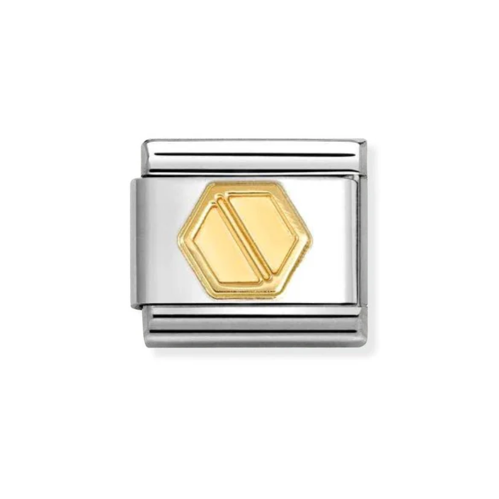 Nomination Silver With Gold Screw DIY Lover Charm