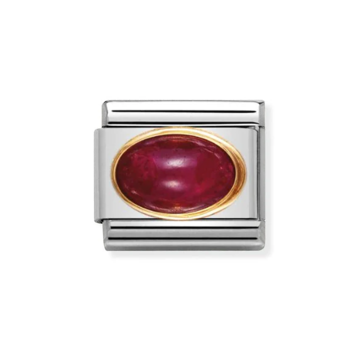 Nomination Gold July Birthstone Charm