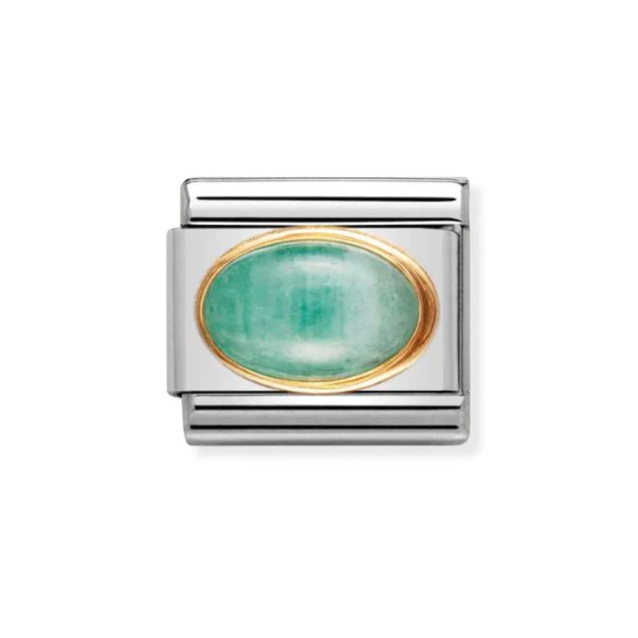 Nomination Gold Oval May Birthstone Charm