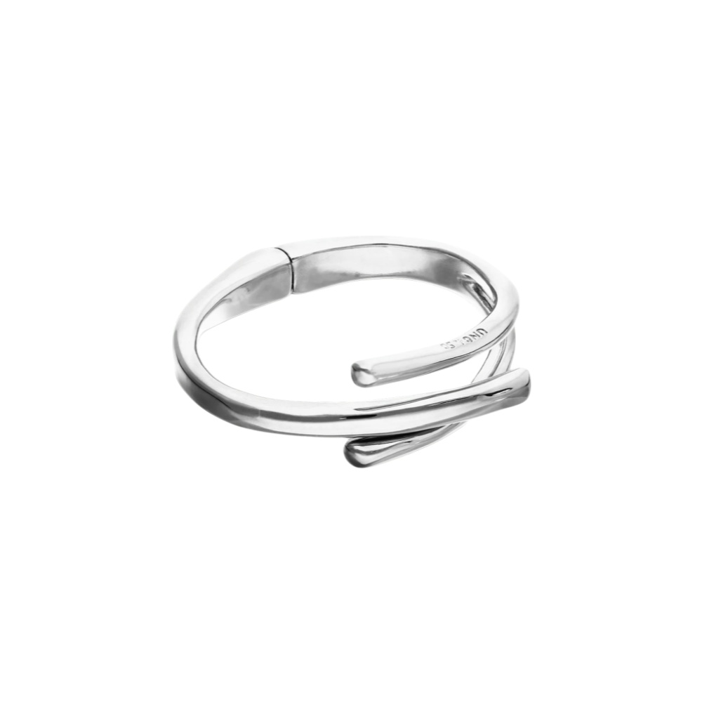 UNOde50 Silver Roots Bangle Bracelet
