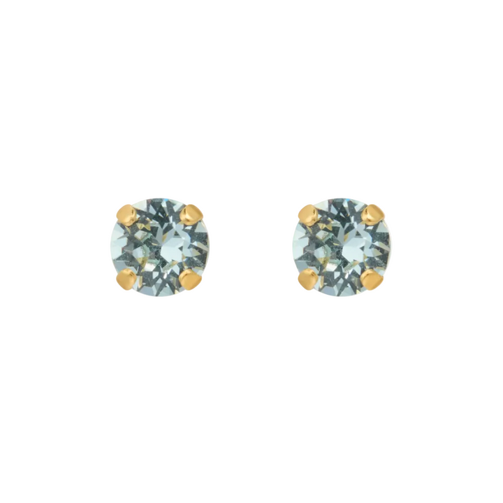 Caroline Svedbom Gold Mini Crystal Light Azore Stud Earrings