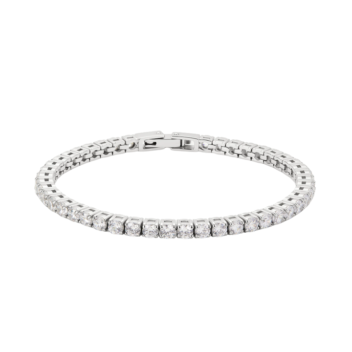 D.Louise Silver Luxe Tennis Bracelet