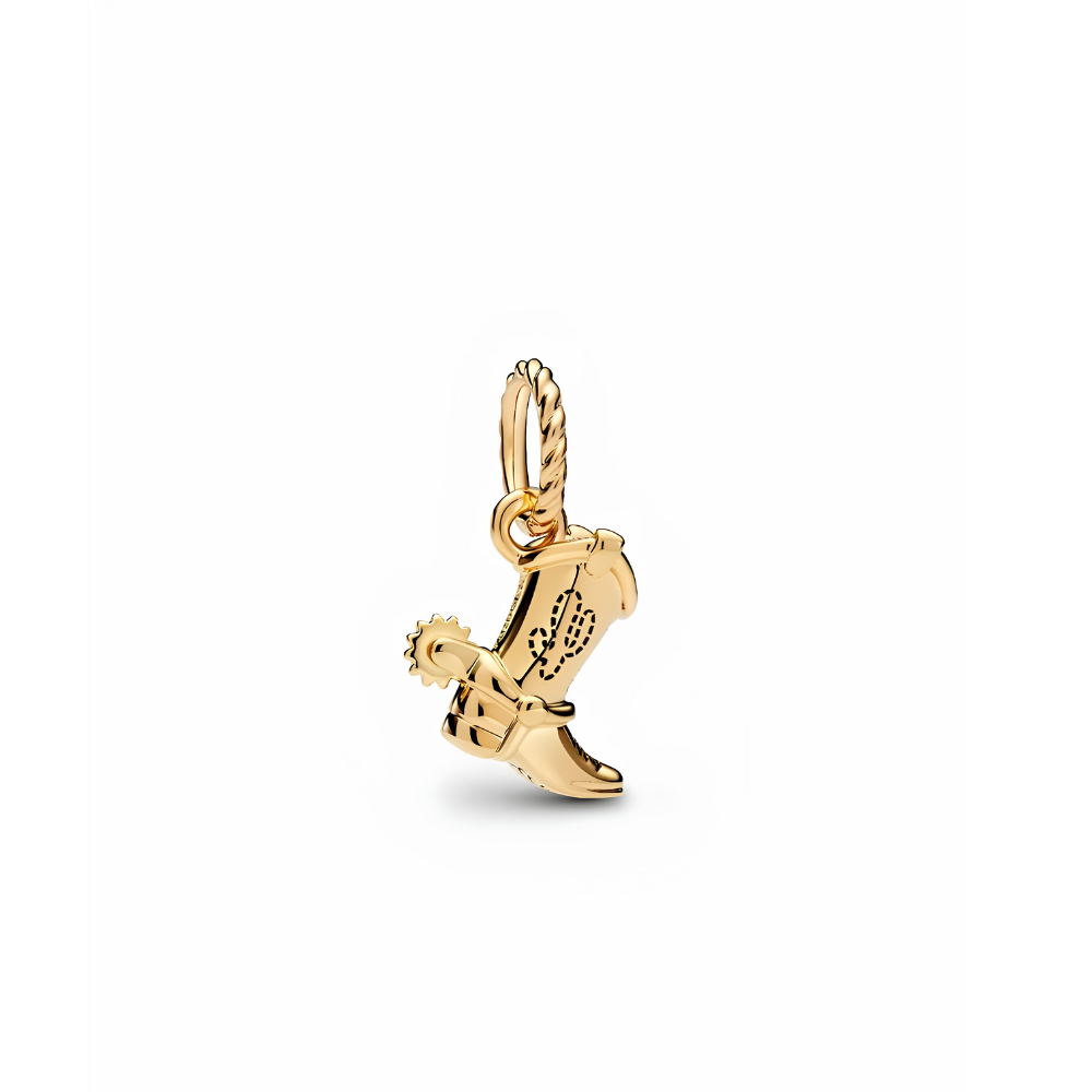 Pandora Gold Disney Pixar Toy Story Cowboy Boot Charm