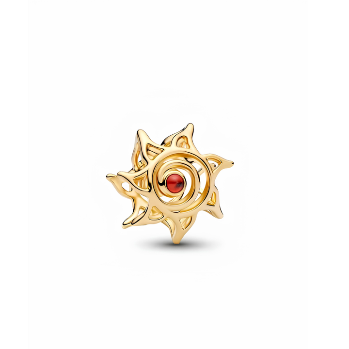 Pandora Gold Sun Openwork Charm